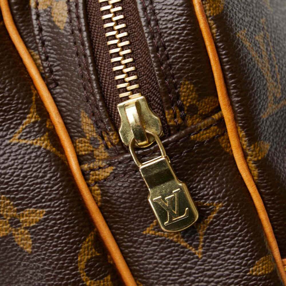 LOUIS VUITTON Authentic Brown Monogram Leather Shoulder Bag - Picture 7 of 11
